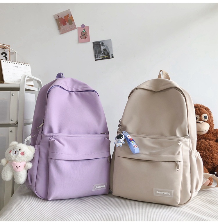Schoolbag Female Korean Style Japanese Style Harajuku Ins College Style Junior High School Student High School And College Student Backpack Large-capacity Backpack display picture 6