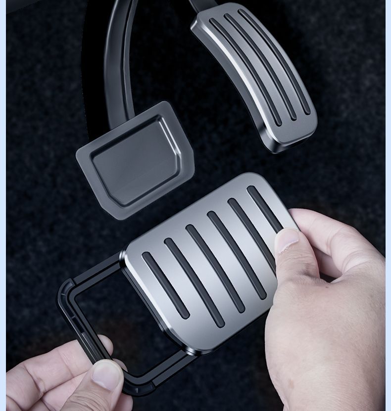 Suitable for Tesla Model Y New 3 Accelerator Brake Anti-Slip Rest Pedal Aluminum Alloy Modification Accessories