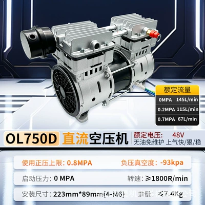 Lihao Electromechanical Dc 24V48V Hava kompressorları - ol750d-48v-air-compressor