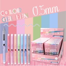 外贸新品G310彩色中性笔学生大容量可替换速干走珠笔墨水颜色靓丽