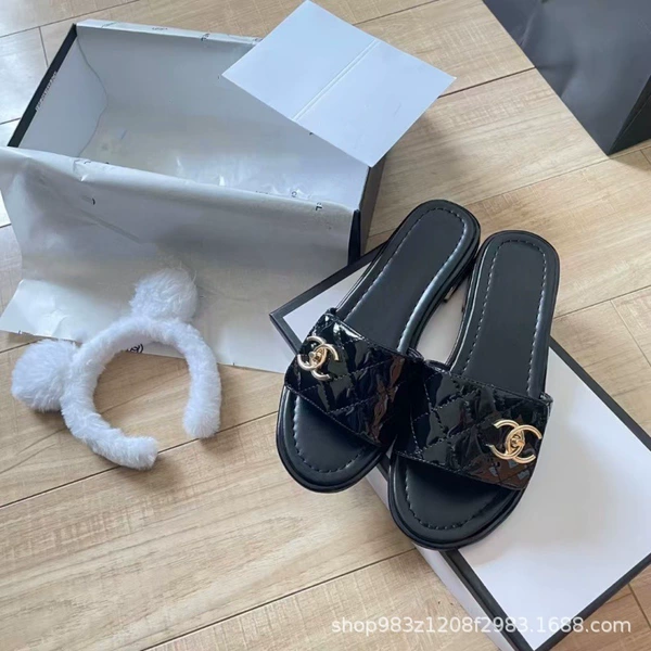 Black patent leather