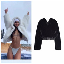 I.AM.GIA欧美潮牌毛毛外套女显瘦柔软舒适环保仿皮草毛绒衣潮