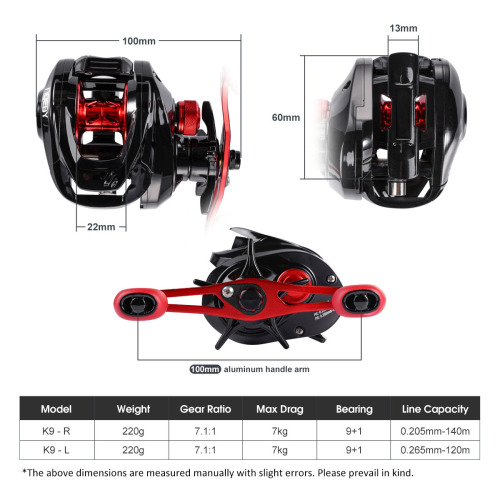 NOEBY/Nobee K9-10kg Export Spinning Drop-Shot Fishing Reel