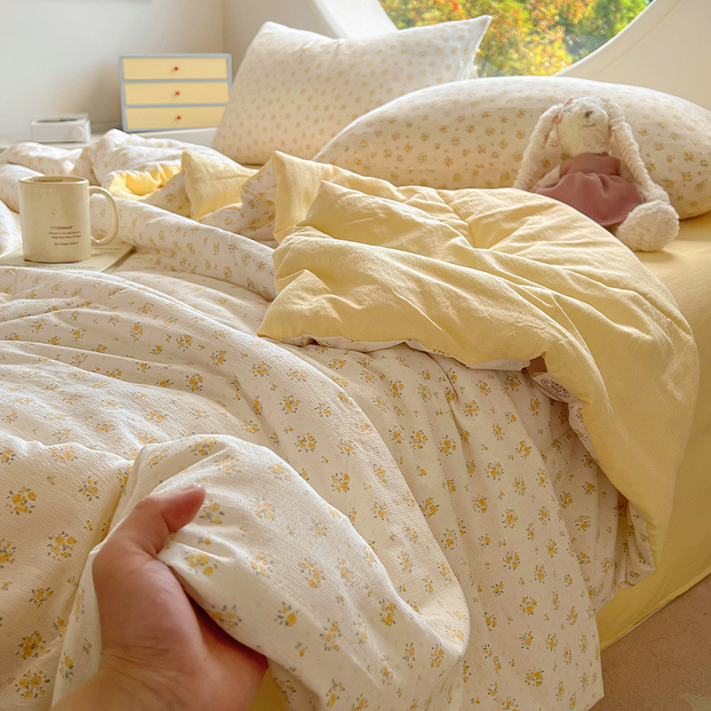 오렌지씨 [매우 부드러운 알몸 수면 이중 거즈 여름 이불]