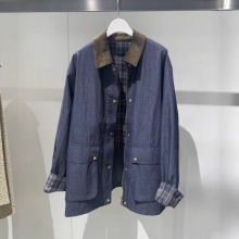 商场同款2025秋季新品休闲百搭拼接工装显瘦牛仔外套女4G9112431X