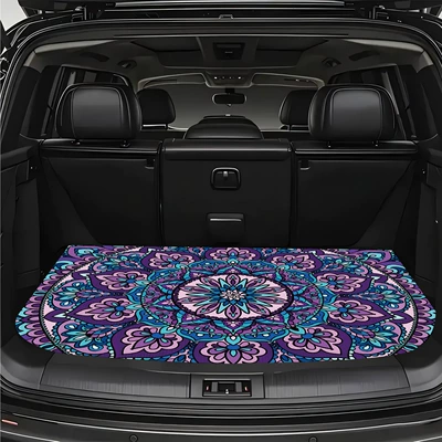Avtomobil döşəmə paspasları — car trunk mats, dirt-resistant and - 26415hbxdz-7-75100cmcrystal-velvet-with-dotted-plastic-backing