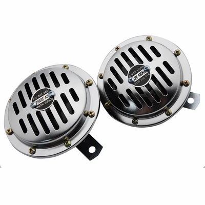 Car horn/tweeter car horn 12V electroplated basin