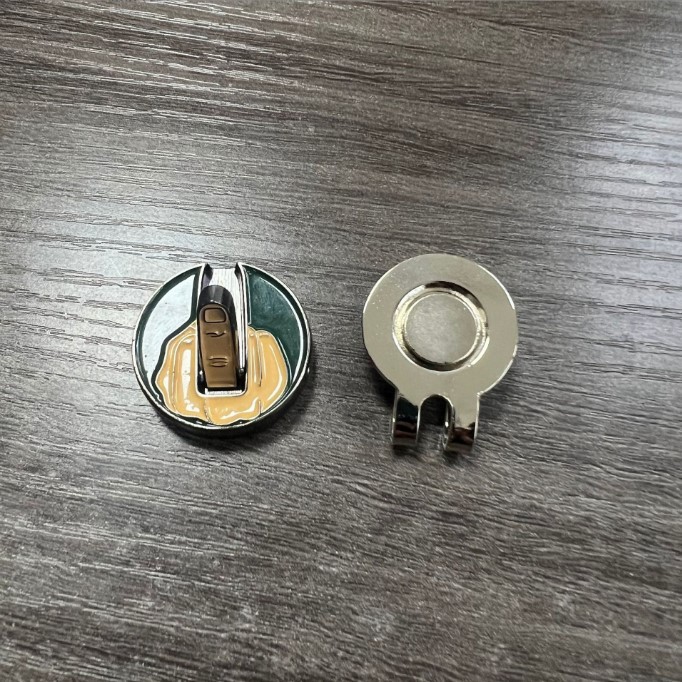 Marcador de pelota de golf de dedo medio divertido