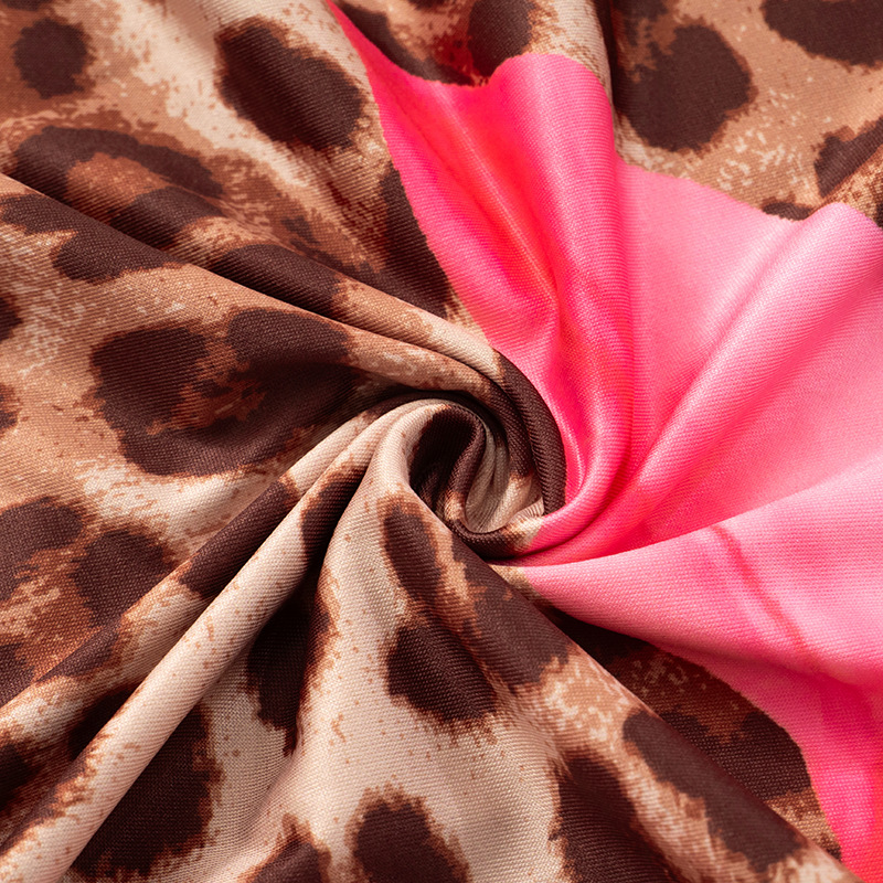 Autumn Leopard Print Hollow Out Cutout out Socialite Sexy Maxi Dress Women Clothing