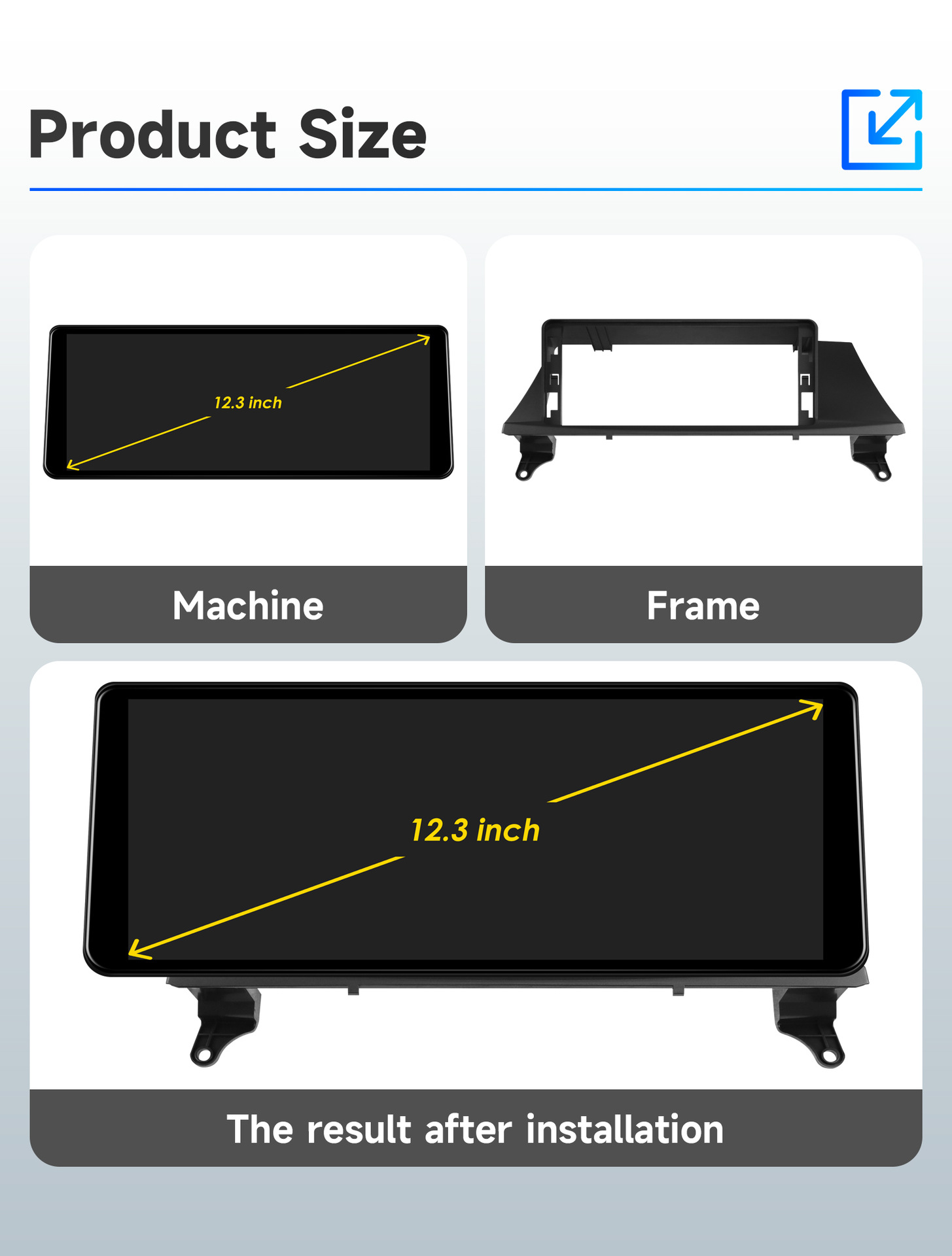 Suitable for 07-09 BMW X5 X6 E70 E71 CCC car-mounted large-screen Linux system MP5 navigation GPS