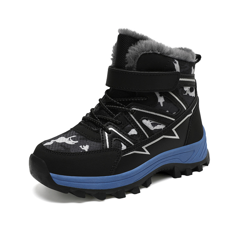 Comercio exterior transfronterizo invierno algodón más calzado para niños zapatos de algodón antideslizantes y resistentes al desgaste para niños