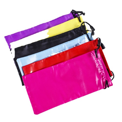 Sunglasses cloth bag Composite cartoon waterproof glasses cloth bag Black microfiber glasses bag wholesale
