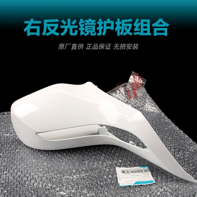 Original Motorcycle Parts 650Tr-G Motorcycle rearview mirror - new-starlight-white-right