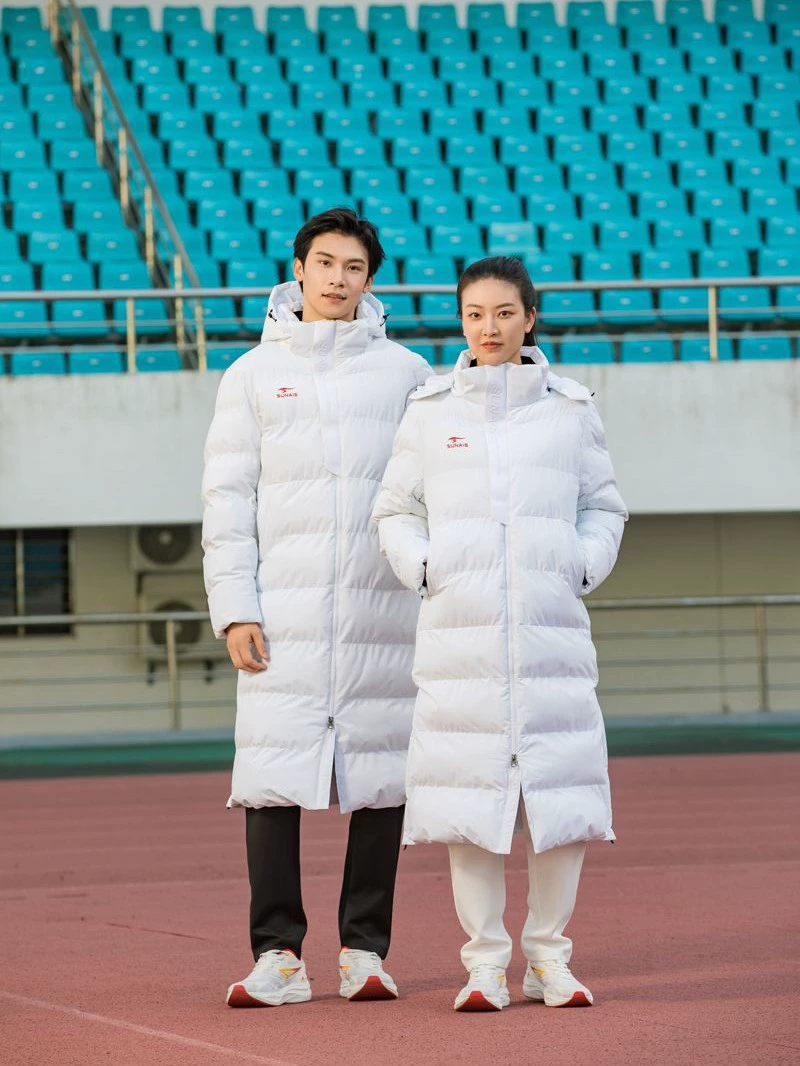 Sports long winter water repellent keep warm windproof down jacket