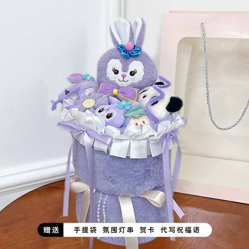 Regalo de Cumpleaños para el Día del Maestro, Temporada de Regreso a Clases, Ramo de Muñecas, Peluche de Kirby Strawberry Bear Kuromi Sanrio