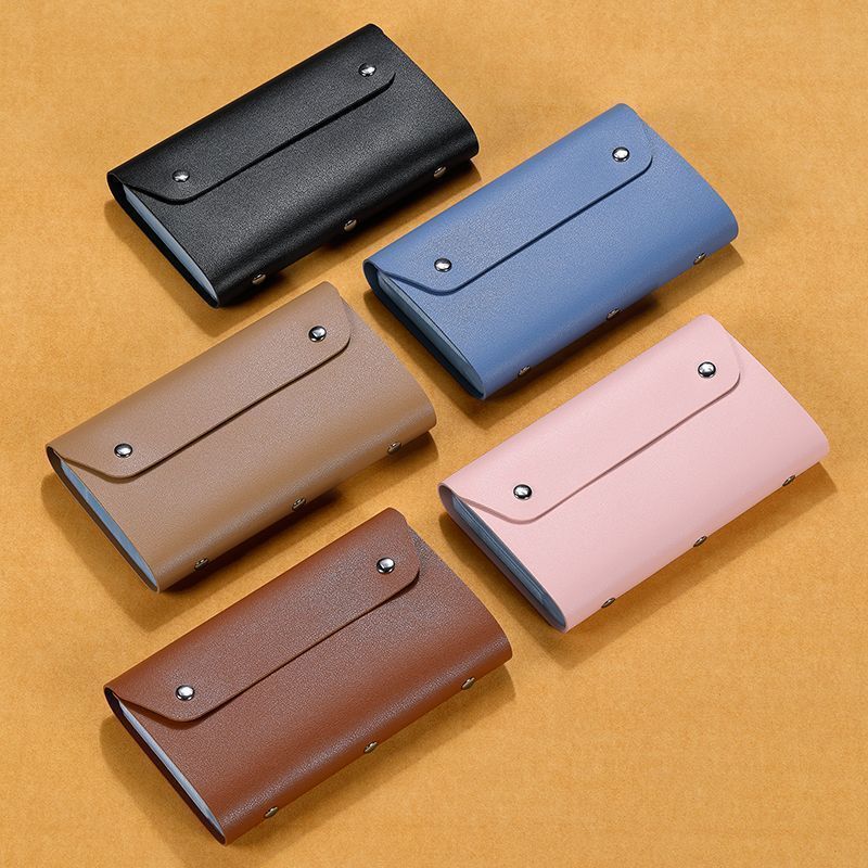 New Money-Saving Book, Unisex, Fashionable, Simple, Large-Capacity Id Bag, Coin Purse, One-Piece Long Storage