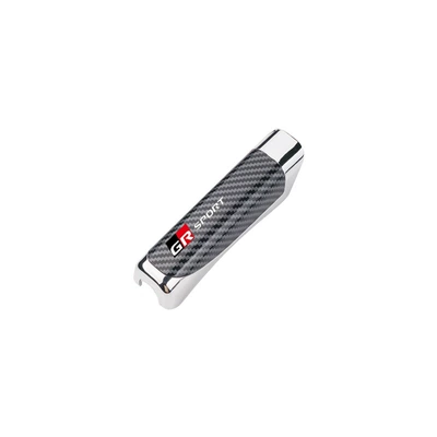 Cross-Border General Motors Handbrake Protective Cover Peach Wood Carbon Fiber Pattern Decorative Handbrake Cover Abs Smooth Interior Supplies (Sürətlər qutusu və əl tormozu başlıqları) - opp-bag-carbon-fiber-black-gr-sport