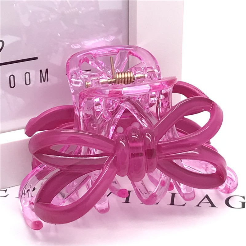 Venta caliente de plástico pintura en aerosol inversa 7cm monstruo garra horquilla pelo agarre clip de dos yuanes tienda de accesorios para el cabello accesorios para la cabeza suministro de accesorios