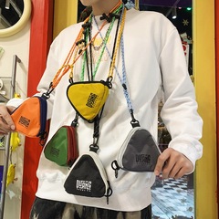 Cross-border personalized trendy mini crossbody key bag fashion brand earphone bag cool single shoulder crossbody lipstick card holder factory goods