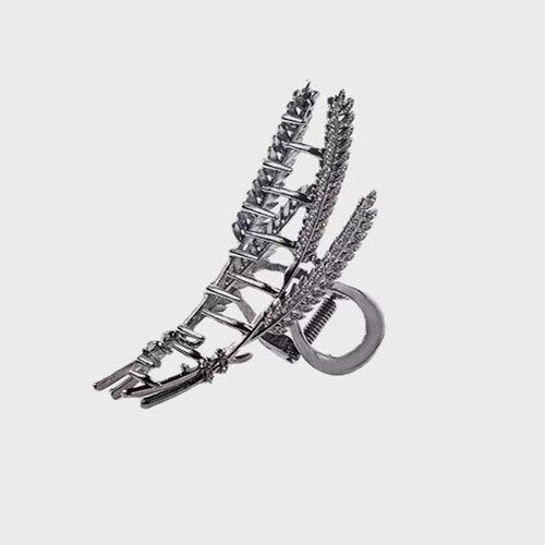 High-end wheat hair clip, popular hair clip for women, rear hair clip, large shark clip hair accessory, wholesale
