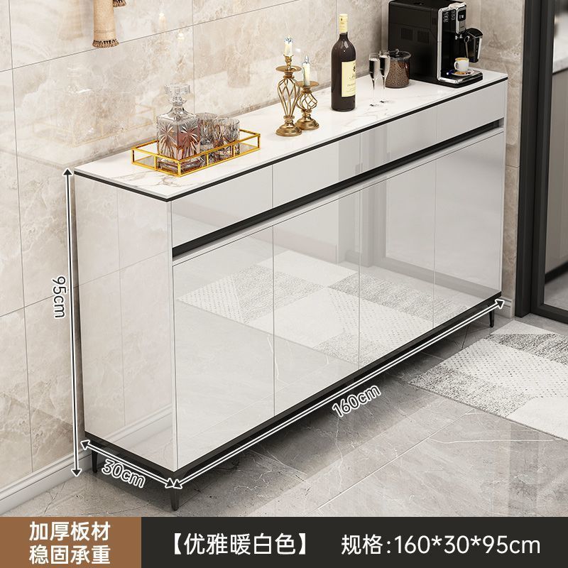 [4 개의 문과 4 개의 연기] 따뜻한 흰색과 검은 색 160cm