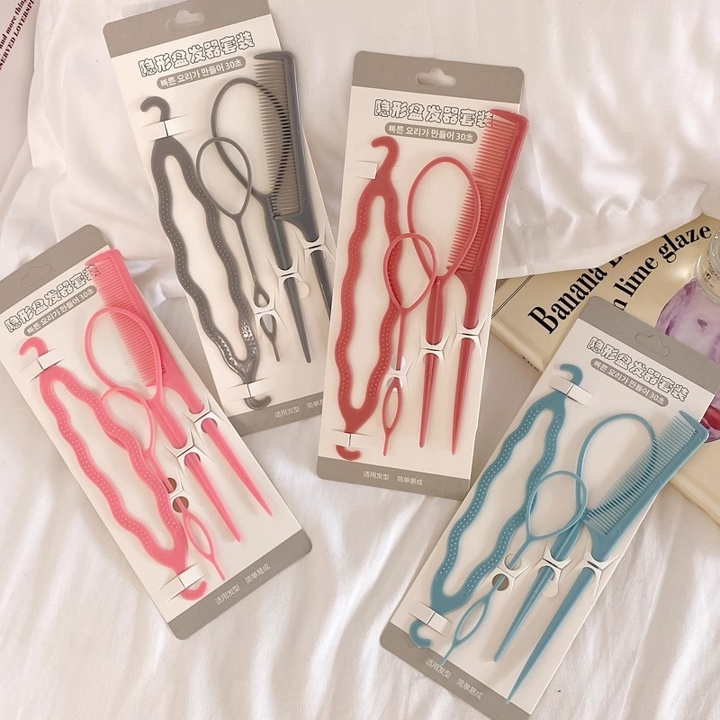 儿童编发工具懒人盘发拉发针造型神器女童辫子扎发穿发掏发绑发器|undefined