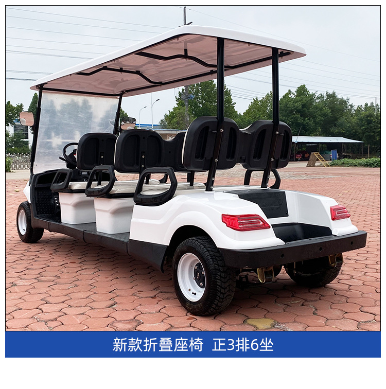 Electric Sightseeing Car 2-Seater 4-Seater 6-Seater 8-Seater Sales Office Patrol Car Rv Viewing Car Scenic Area Tourism Golf Cart