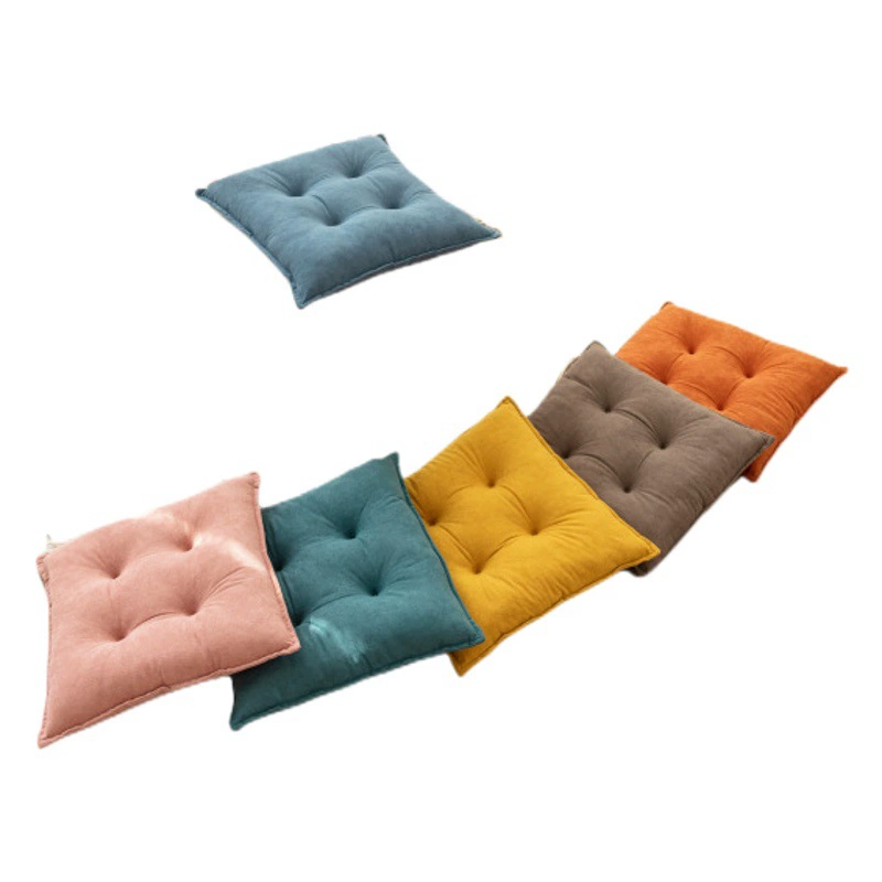 Бархатная подушка Yuhong из синели, Офисная подушка для сидения, утолщенная подушка для студенческого стула, универсальная подушка для стула, четыре сезона