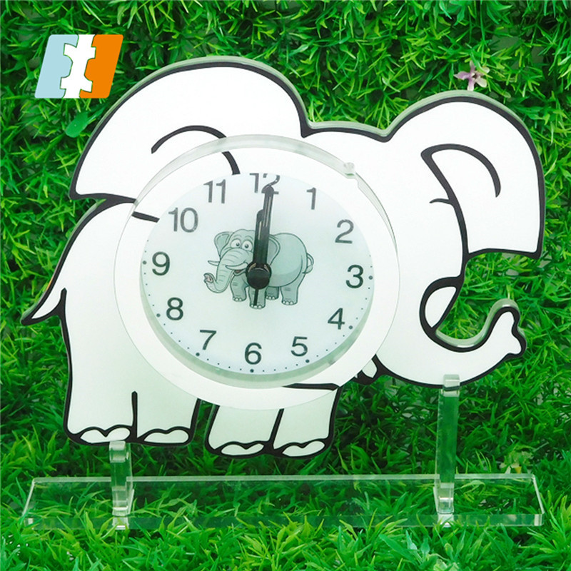 亚克力时钟创意有机玻璃卧室挂钟动漫周边亚克力座钟有机玻璃卡通