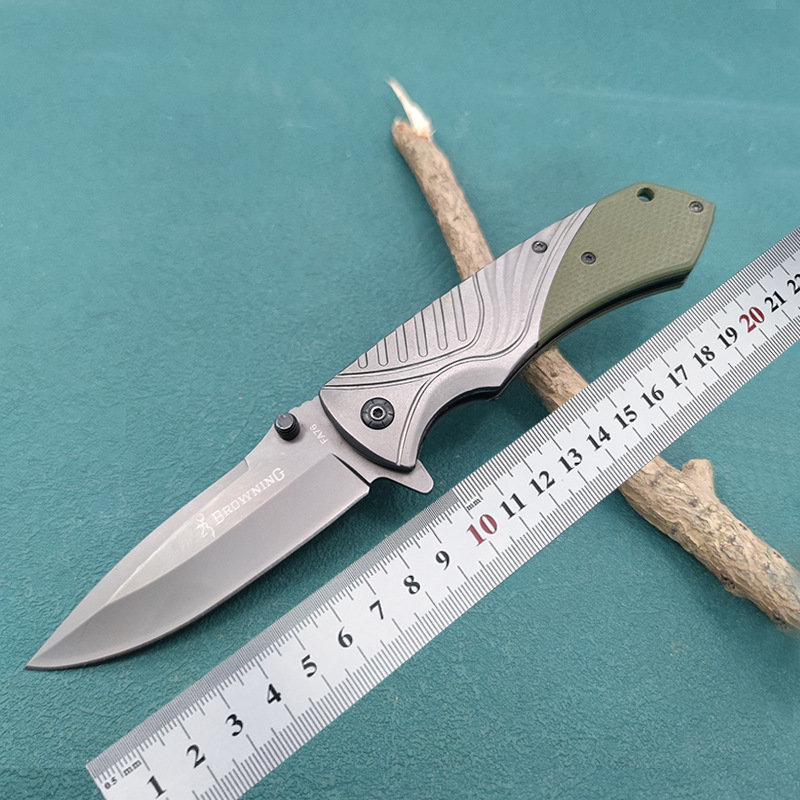 荒野求生刀户外G10柄战术军刀口袋防身小刀便携式不锈钢折刀