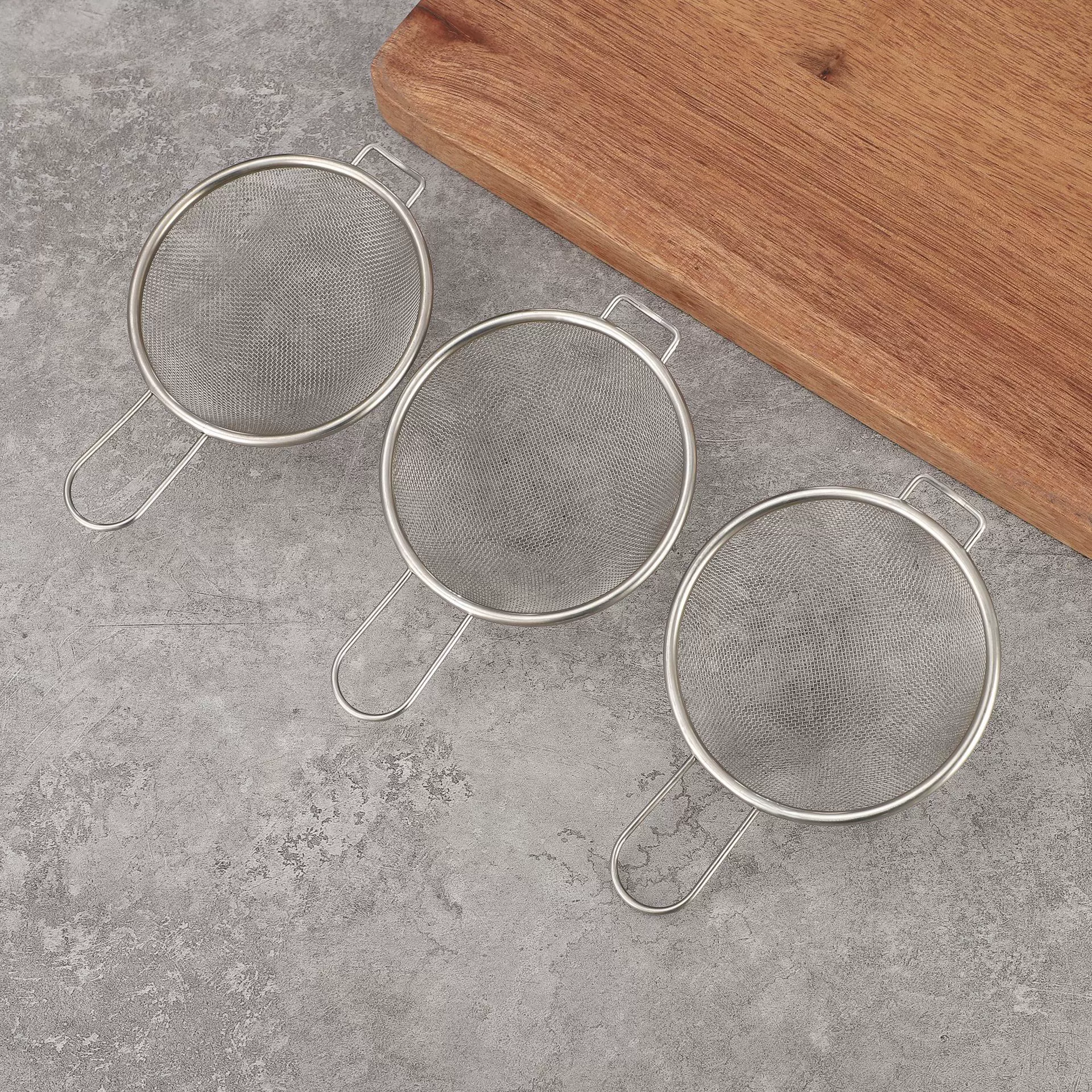 304不锈钢漏勺家用豆浆芝麻筛油格厨房捞面捞勺油渣面粉过滤网筛