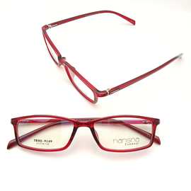 现货批发超轻tr90眼镜框男女高度数窄框通用配老花 近视眼镜架
