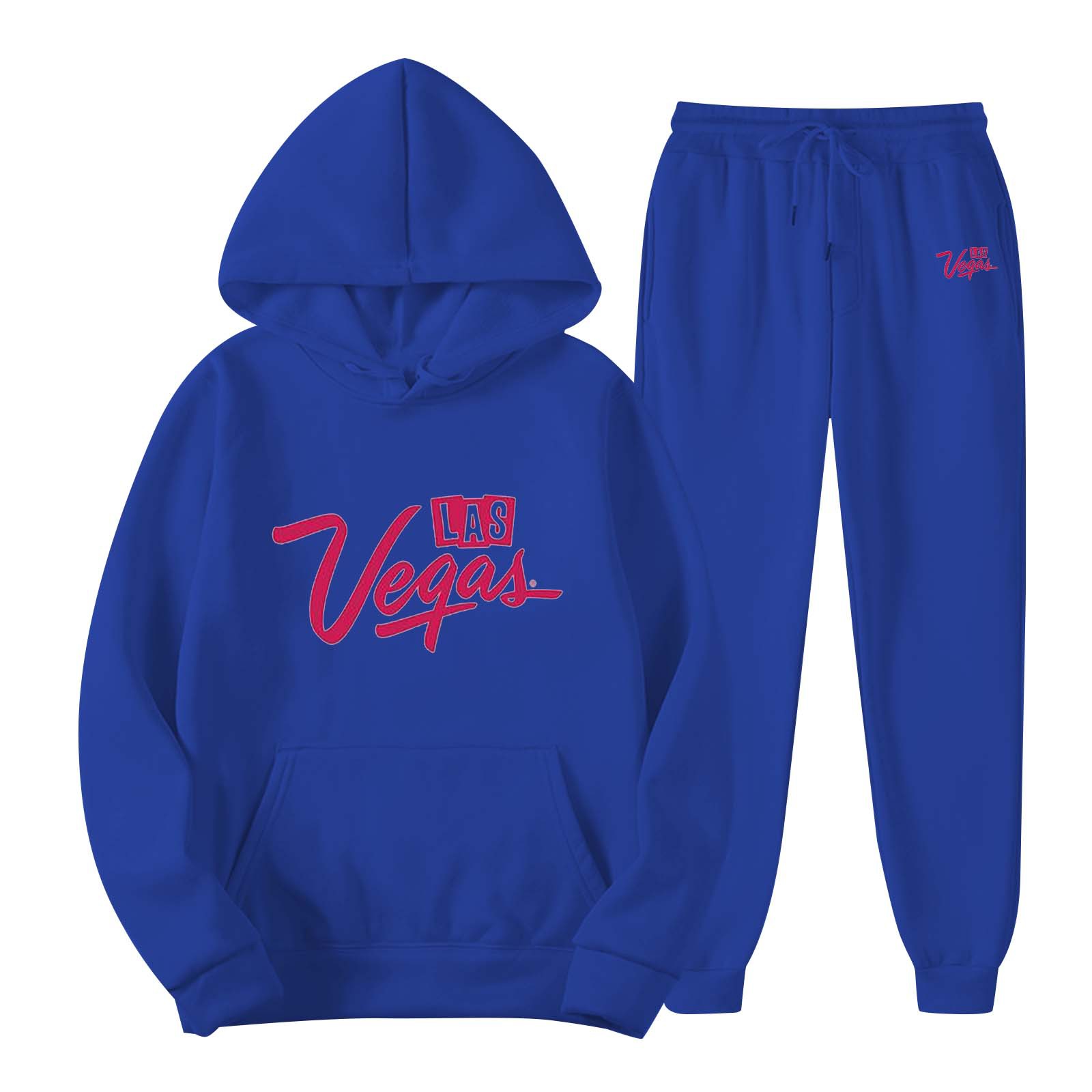 2024 Autumn/Winter New Hooded Printed Sweater Men's Leisure Sports Set_voghion.com