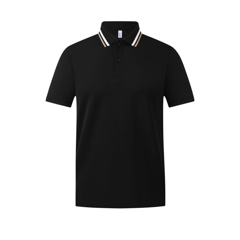Camiseta de polo de tamaño grande personalizada camiseta transfronteriza ropa de trabajo camiseta cultural bordada logotipo revestido vestido de trabajo de manga corta personalizado