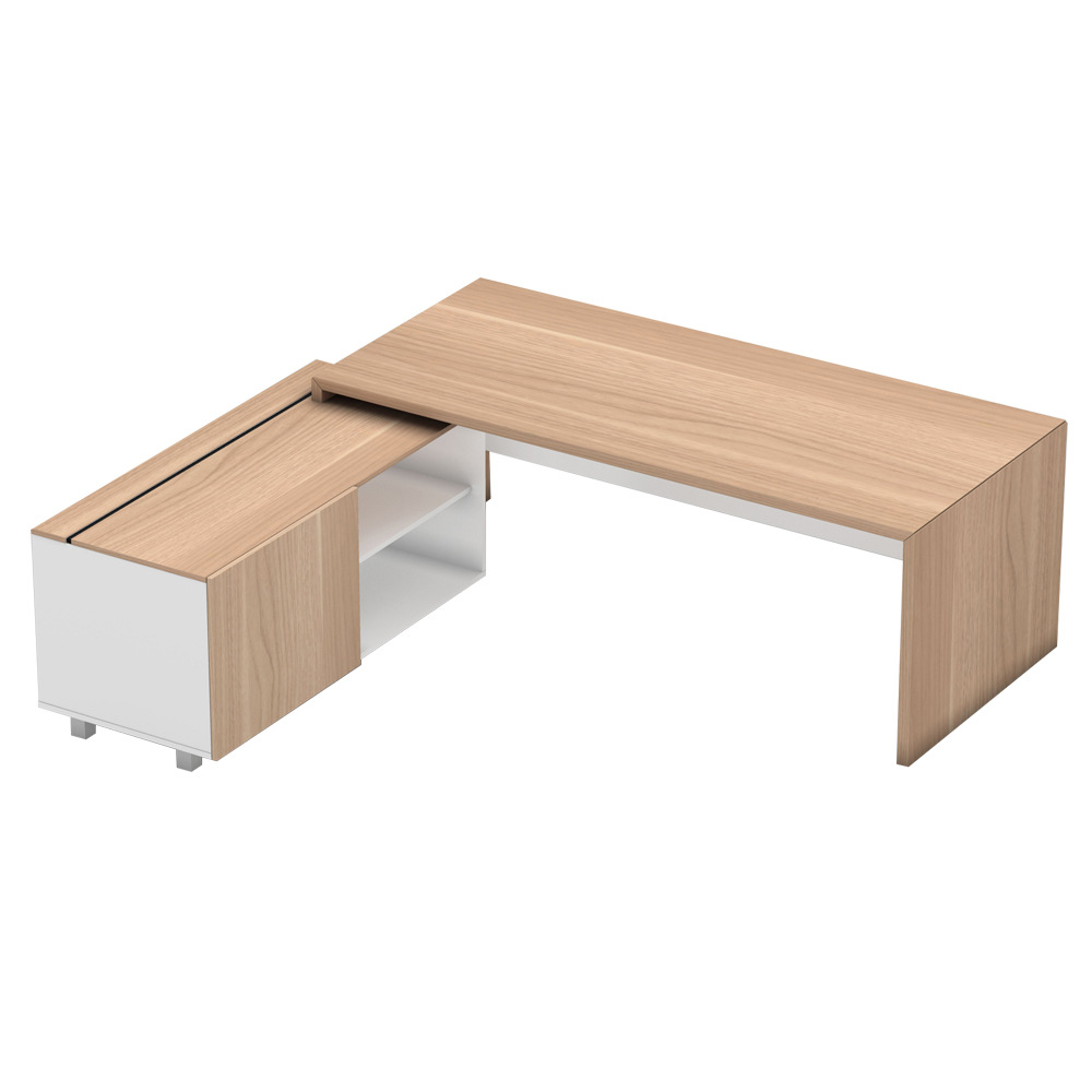 Escritorio de oficina de alta calidad, fábrica de escritorio de patrón de protección ambiental, muebles de oficina de moda modernos y simples, lujosos y ligeros.