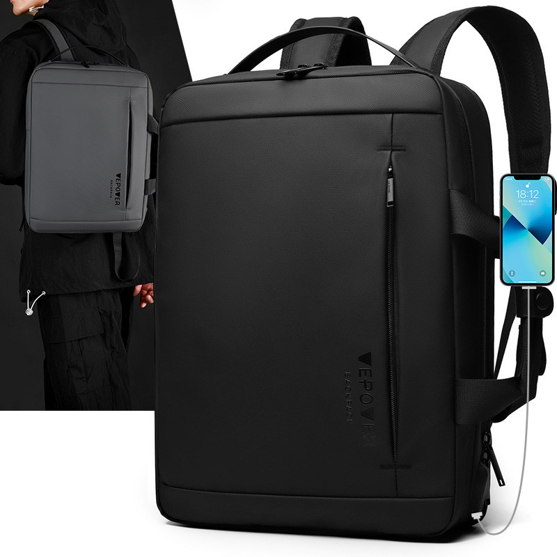WEPOWER nueva mochila de computadora portátil de gran capacidad, mochila multifuncional de viaje de negocios