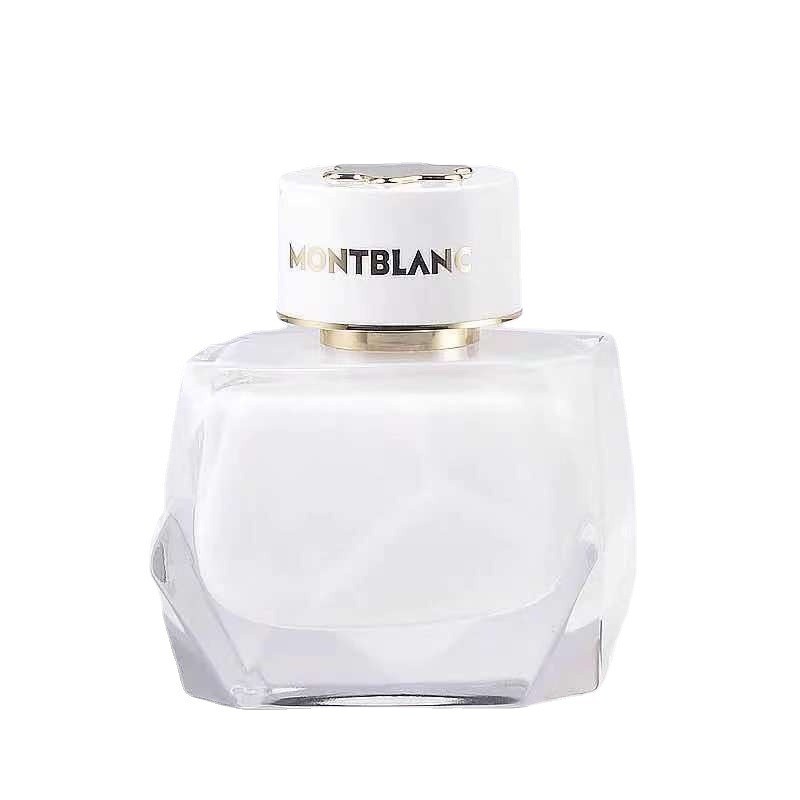 现货香水瓶100ml卡口玻璃瓶按压式厚底多面钻石瓶厚底男士