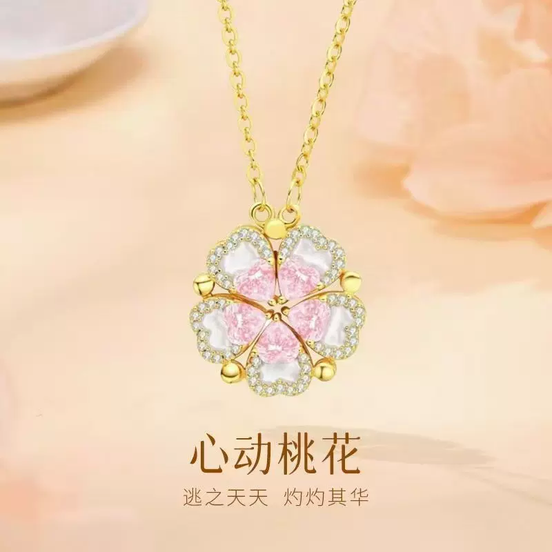 爆款s925纯银锁骨项链女镶锆石吊坠轻奢小众简约气质高级感配饰品