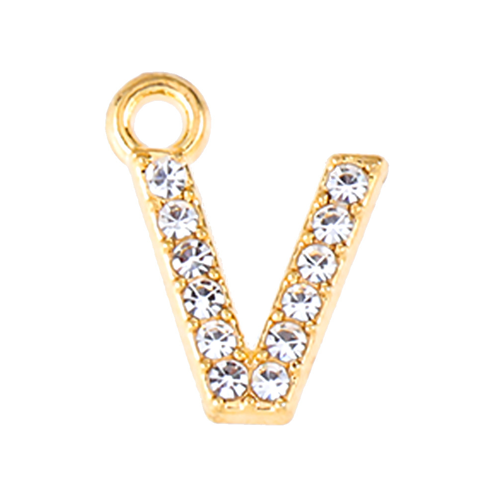 53g Weight Pendant Jewelry Making Type 13mm Jewelry Making Size Artificial Diamond Inlay Material DIY Jewelry Accessories Classification 50 PCS/Package Quantity Alloy Material Letter Pattern Plating Design Elegant, Simple Style, Streetwear Style 50 PCS/Package 13mm Alloy Artificial Diamond Letter Pendant 28