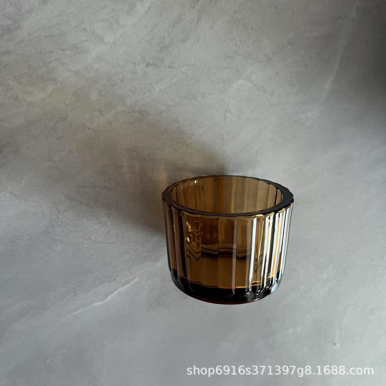 Vaso para Velas Aromáticas de Vidrio para Velas en Bloque image 8