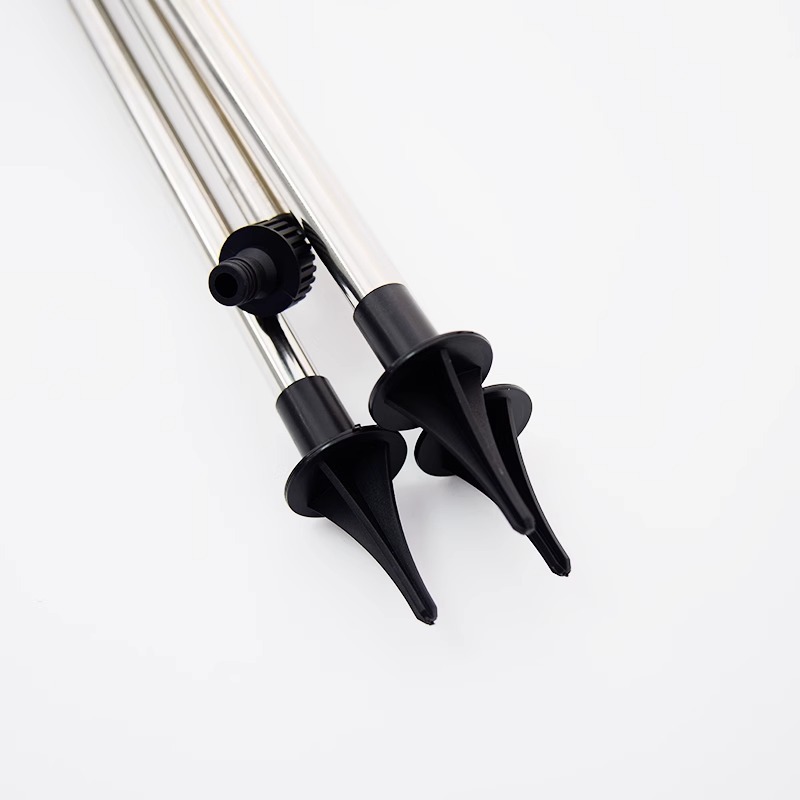 Trípode acero inoxidable soporte de elevación ajustable paisajismo agricultura herramienta de riego por aspersión base de boquilla al por mayor