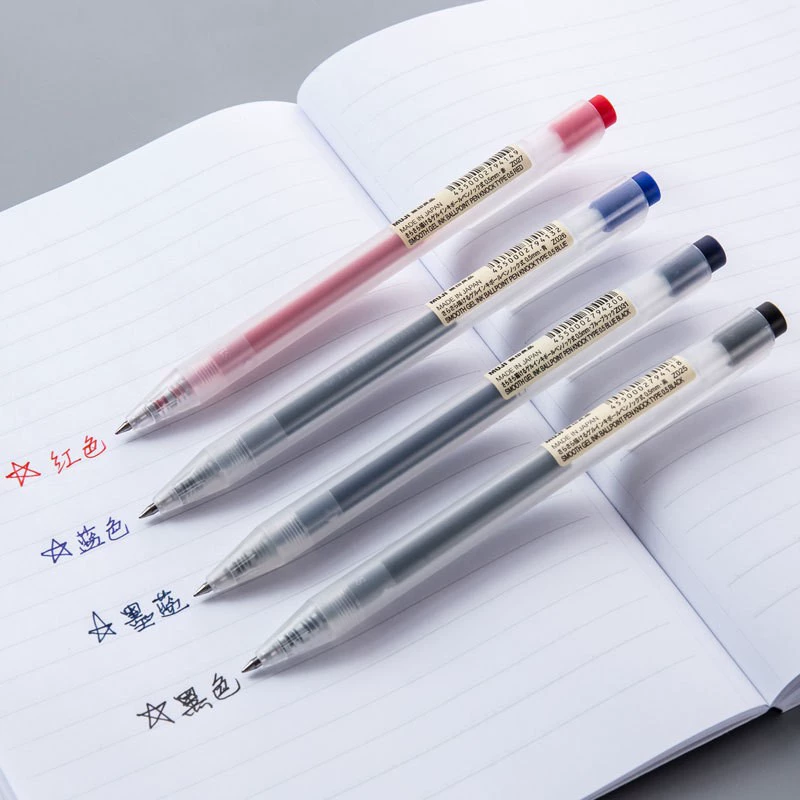 Muji, японский гель, роллер-ручка для учеников начальной школы, канцелярские товары, 2019, новая коллекция