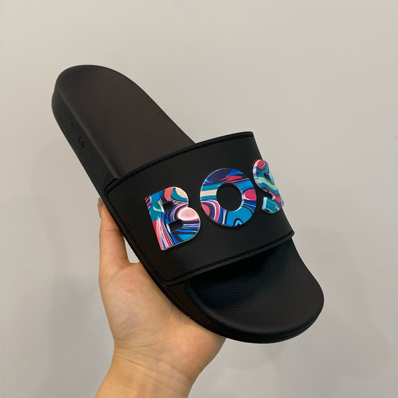 Cross-Border Bos Boss-Style Slippers for Men, Southeast Asia, Malaysia, Summer Beach Rubber Non-Slip Flip-Flops Wholesale