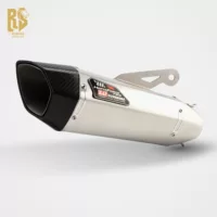RS оригинальная модифицированная выхлопная труба мотоцикла MT07 из нержавеющей стали, углеродное волокно TSS, хвостовая часть R3 450SR NK