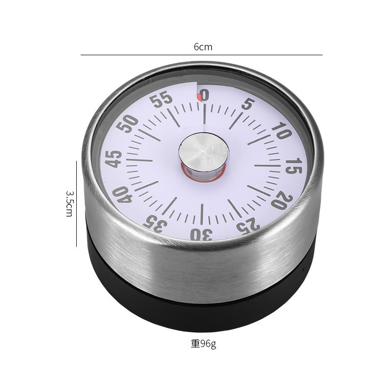 不锈钢计时器厨房家用带磁铁电子机械煮蛋定时器烘焙倒计时提醒器|undefined