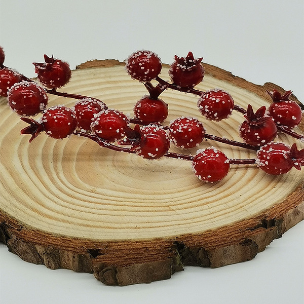Simulation Red Fruit Purgatory Fruit Christmas Little Red Fruit…