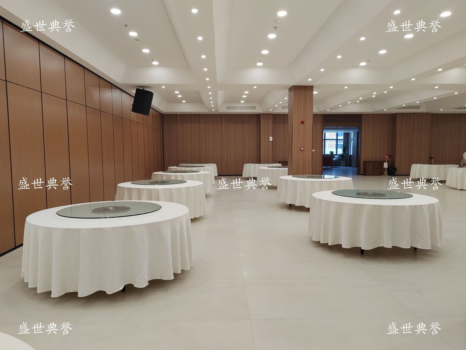 宁波厂家直销餐饮布草酒店宴会厅台布餐厅婚宴纯色桌布家宴圆桌布详情15
