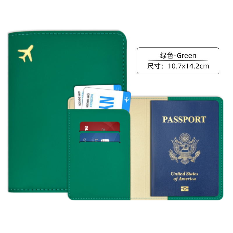 Pu cuero transfronterizo paquete de documentos de borde de aceite pasaporte de viaje al extranjero este paquete de pasaporte de cubierta de la carpeta de pasaporte fabricante de pasaporte