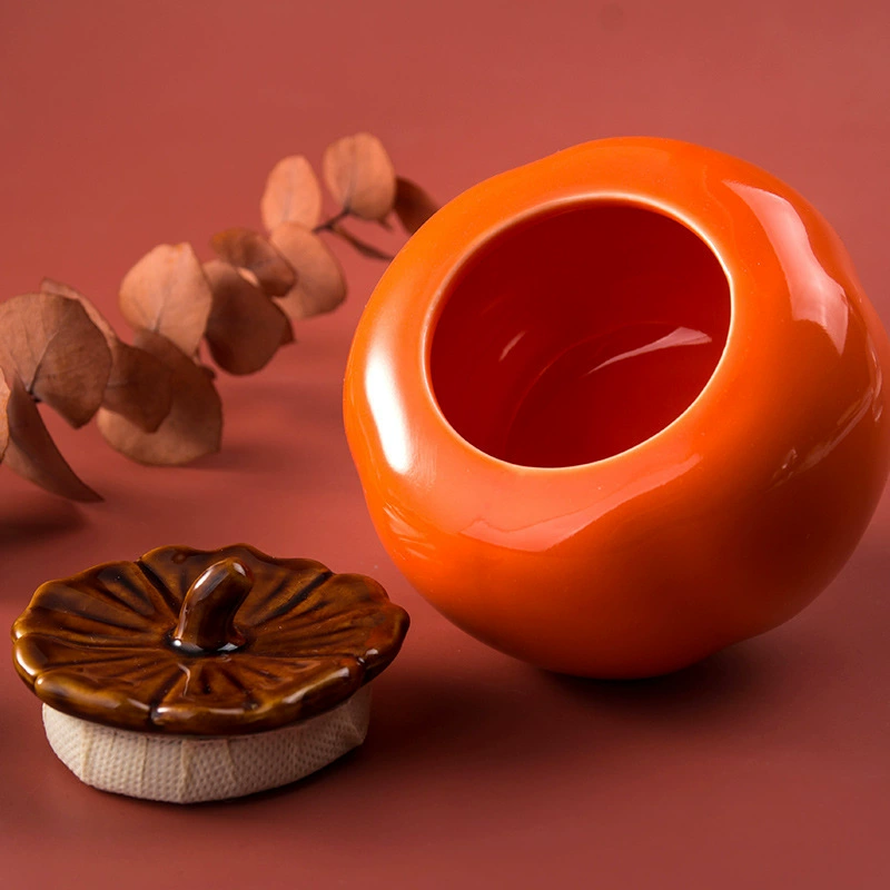 Оборудование и декор, хурма, Рuyi Persimmon Shou Банка, свадебные принадлежности, групповый подарок керамическая хурма, конфетная банка для чая