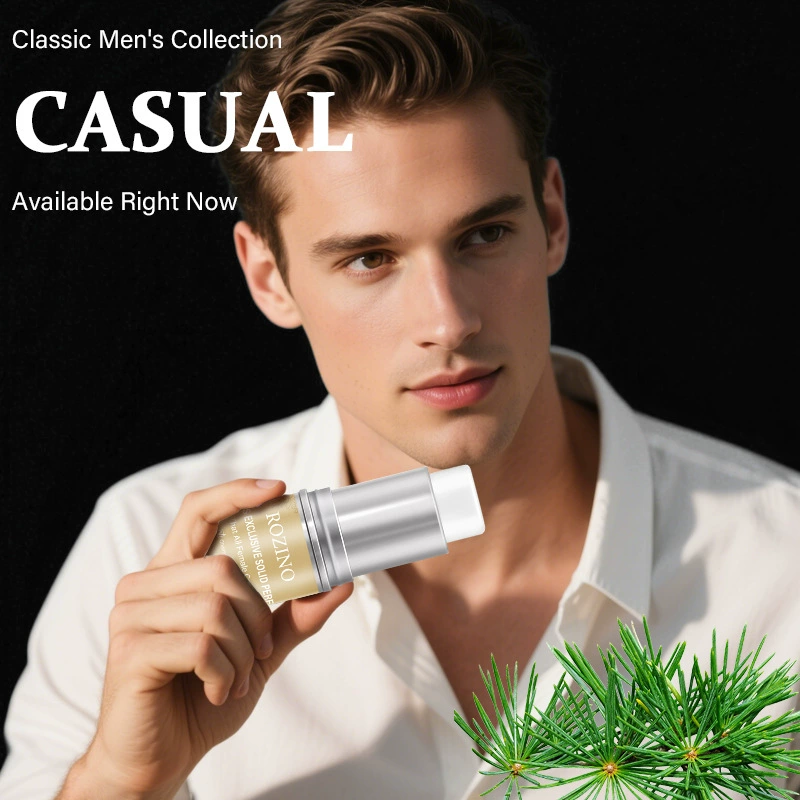 [Трансграничный] дезодорант Rozino Cedar для мужчин и женщин с длительным ароматом, портативный твердый парфюм, портативный дезодорант